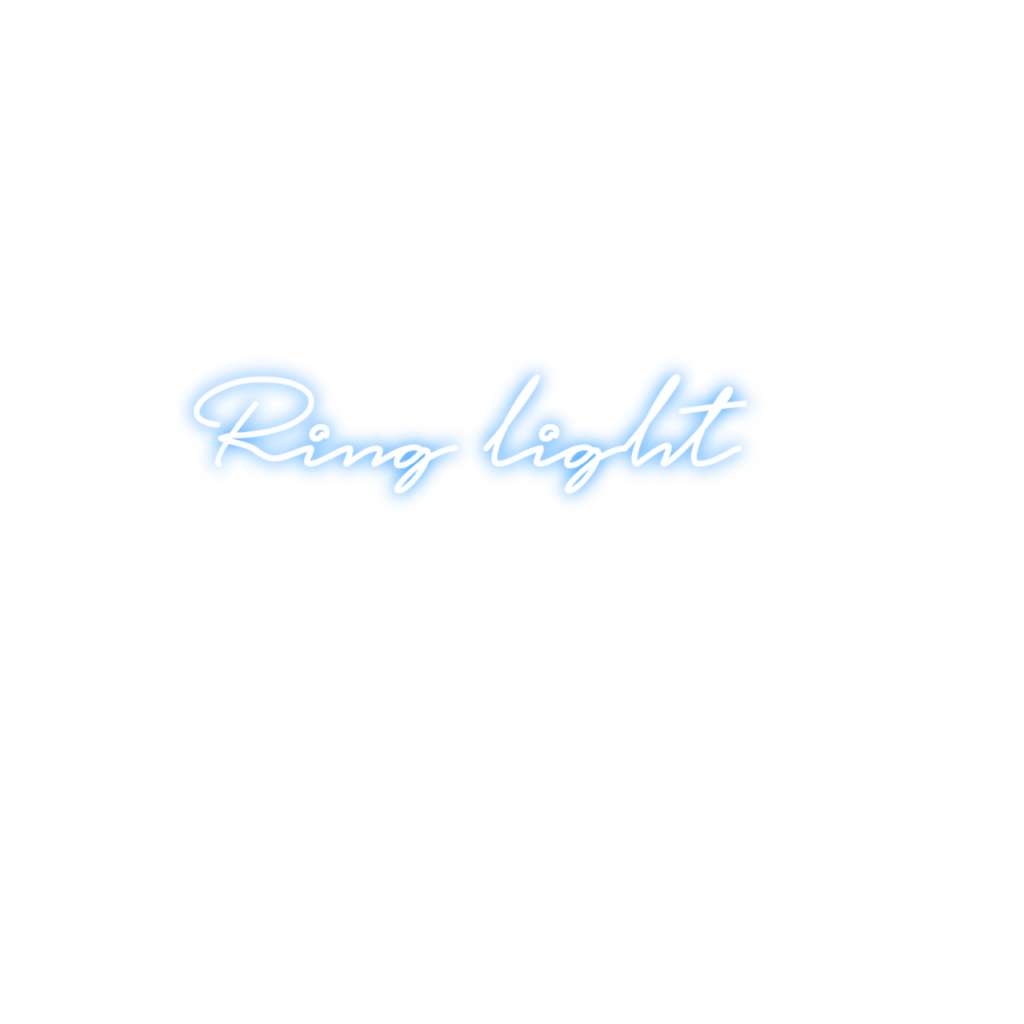Ring Light Text Png By ak editz
