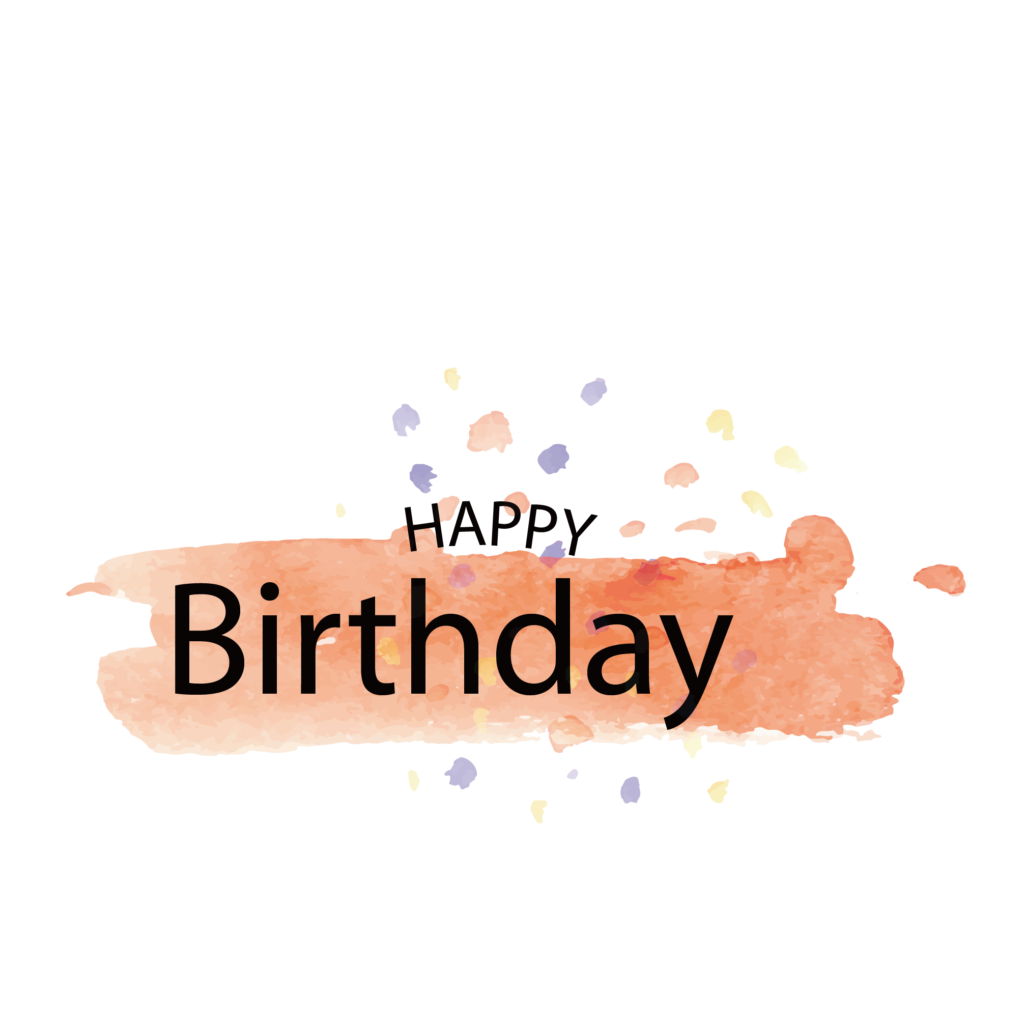 birthday text png