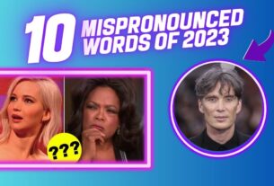 10 Most Mispronounced Words Of 2023