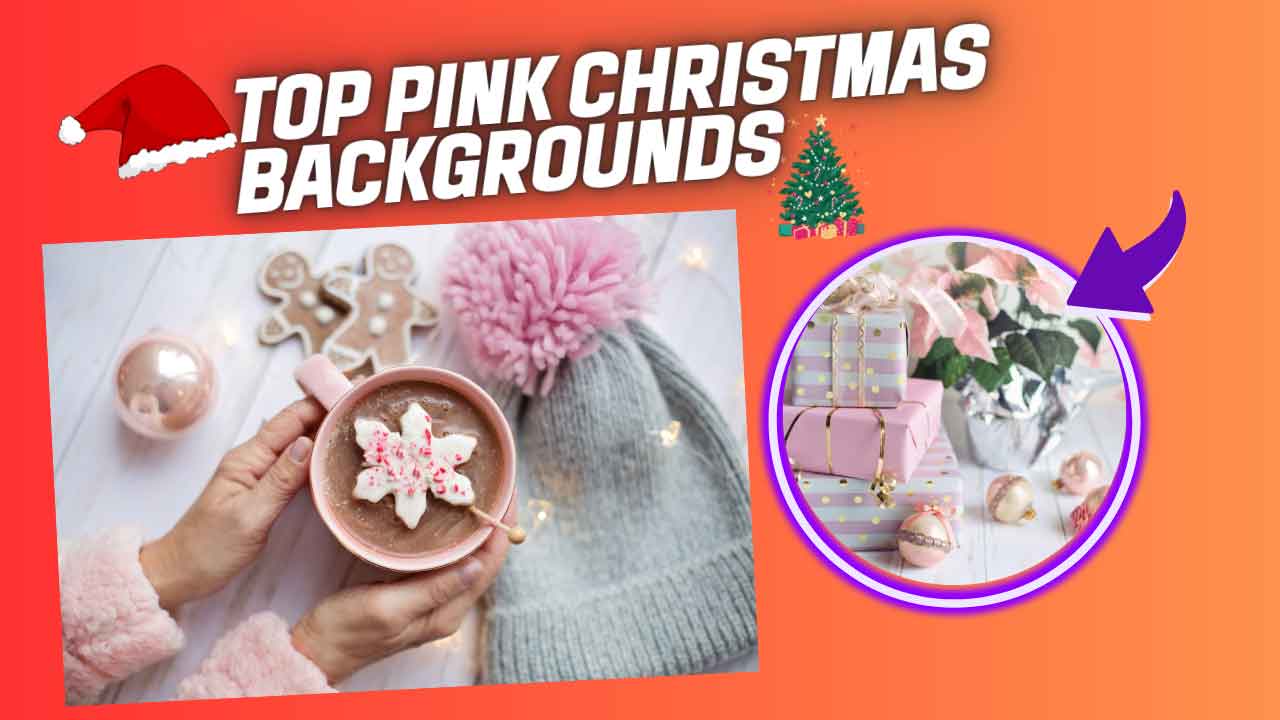 Top Pink Christmas Backgrounds